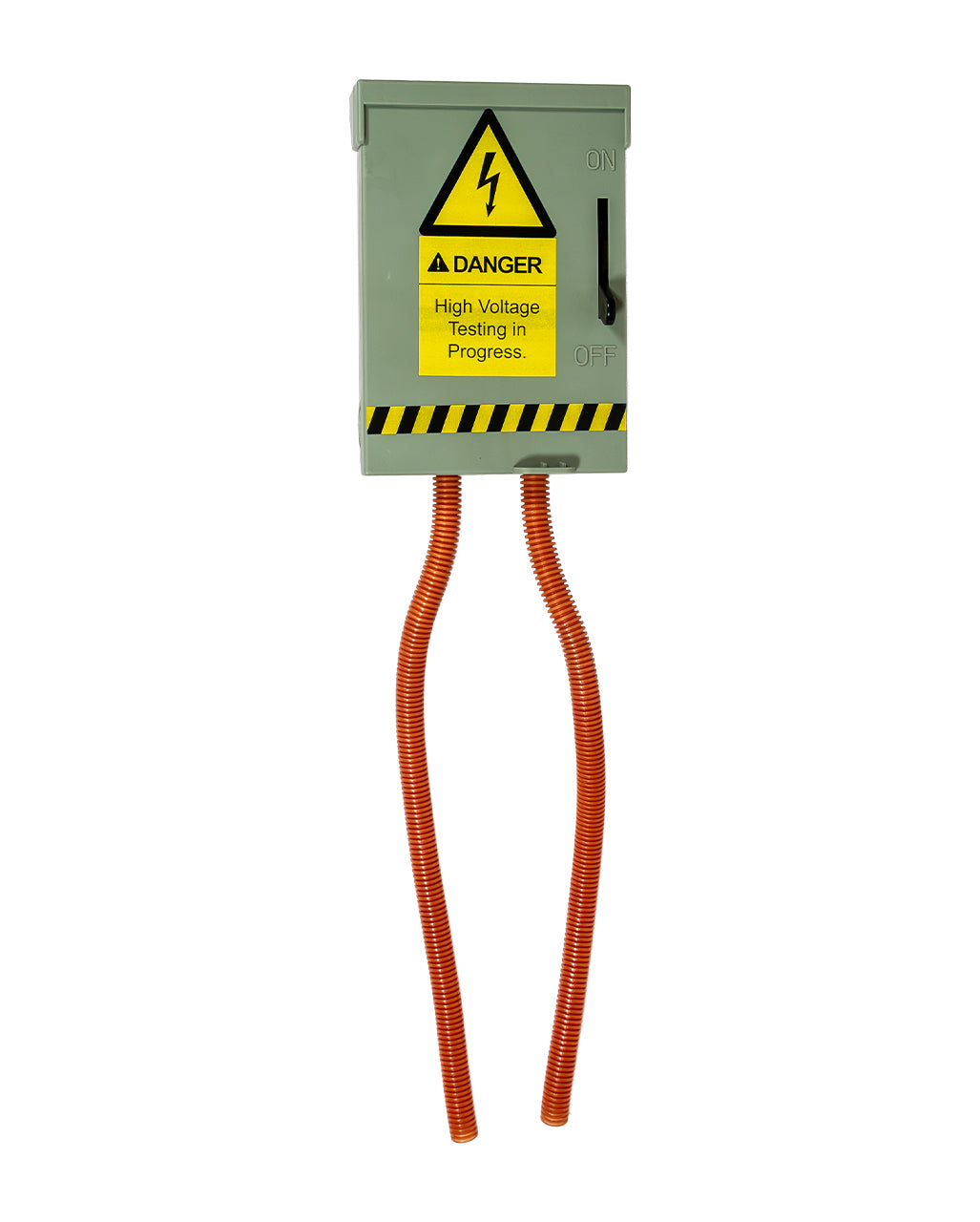 Danger High Voltage Stromkasten Animatronic 73cm