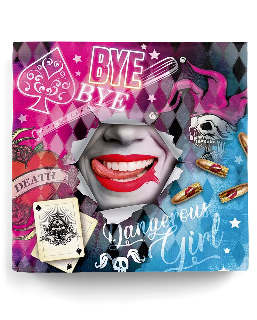Dangerous Girl Superhero Napkins 12 Pcs.
