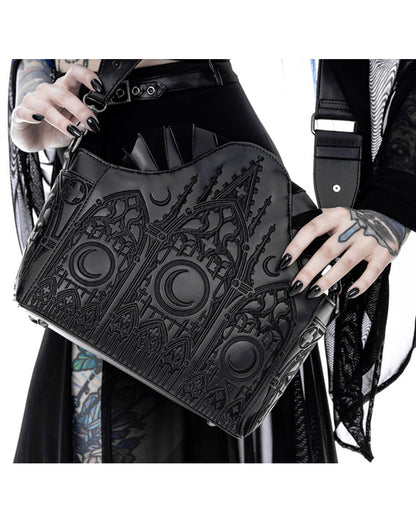 Dunkler Altar Gothic Schultertasche