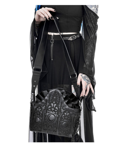 Dunkler Altar Gothic Schultertasche