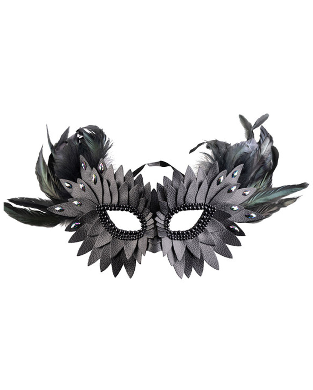 Augenmaske schwarze Eule