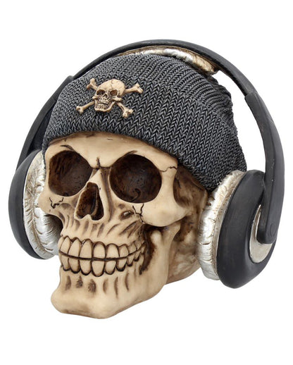 Dead Beat Kopfhörer-Totenkopf 17cm