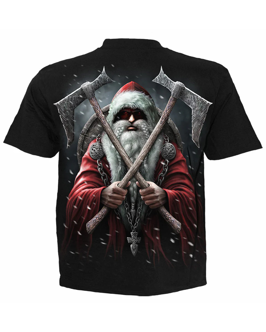 Schwarzes Sleigher T-Shirt