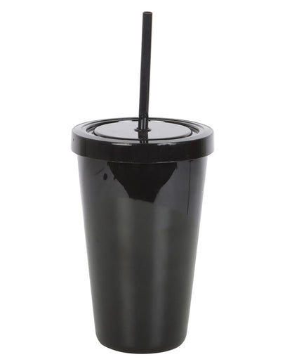 "Deadly Poison" Getränkebecher mit Trinkhalm