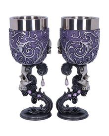 Death Desire Totenkopf Kelch - 2er Set