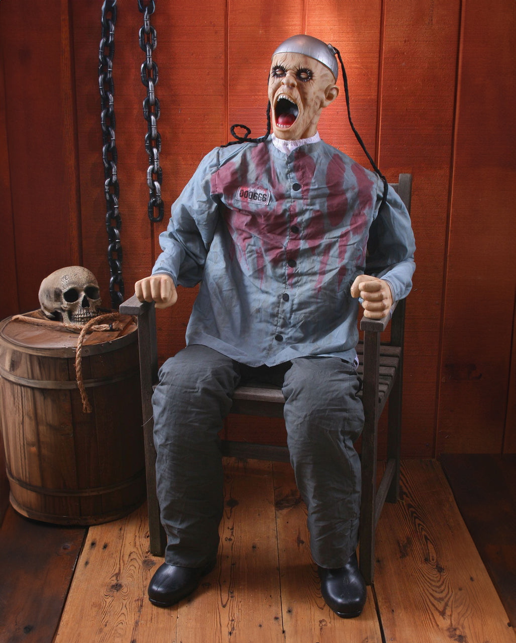 Death Row Halloween Animatronic With Sound