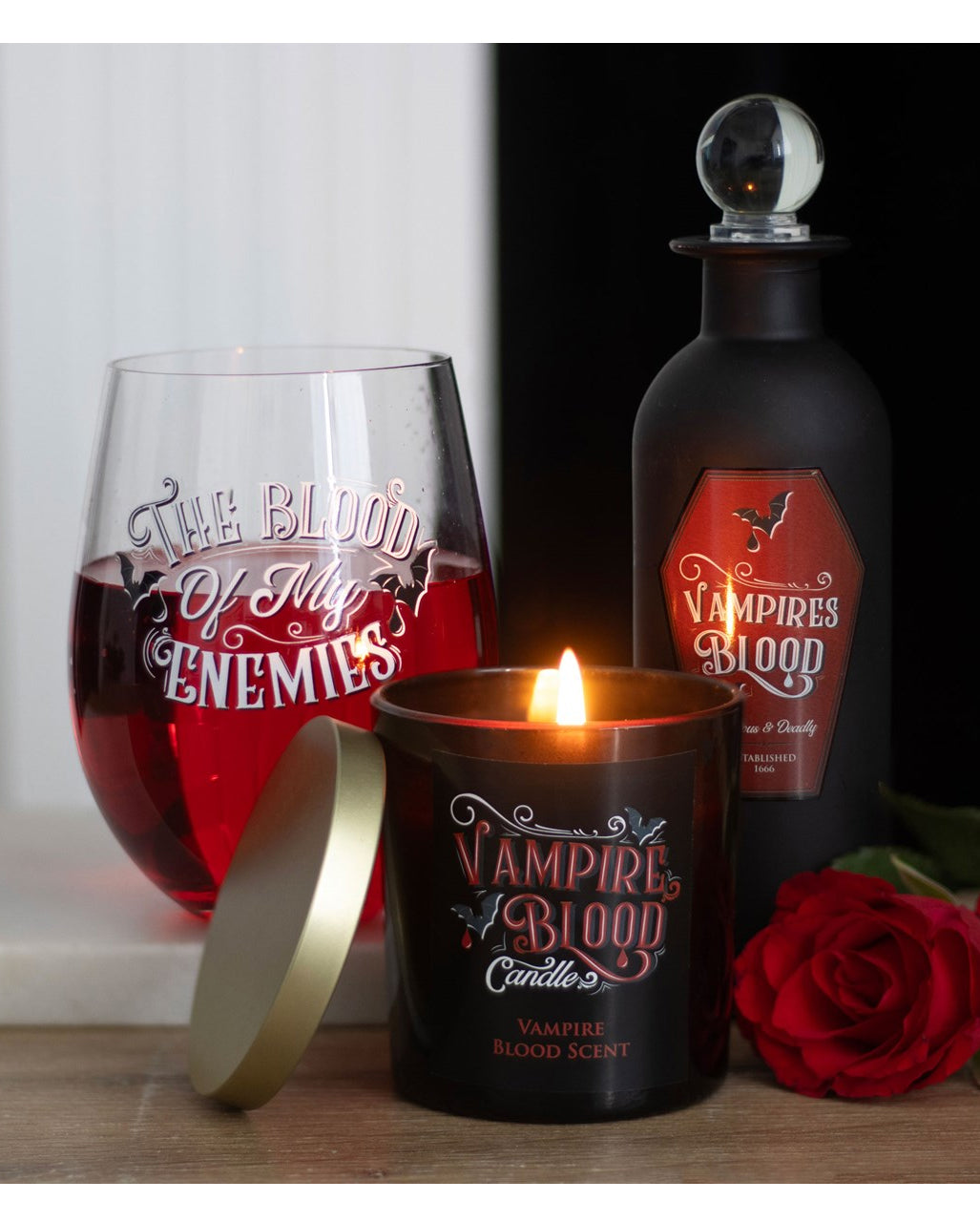 Dekorative Vampirblut Giftflasche 19cm