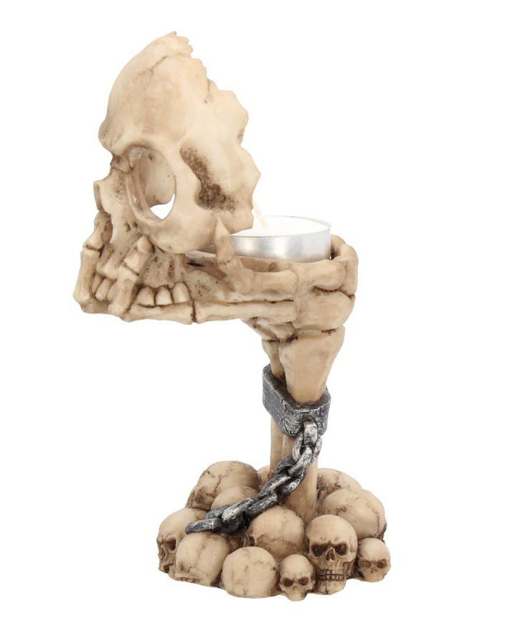 Deliberation Totenschädel Teelichthalter 15,5cm