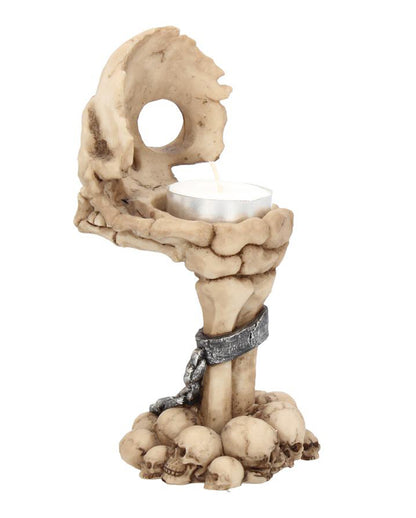 Deliberation Totenschädel Teelichthalter 15,5cm
