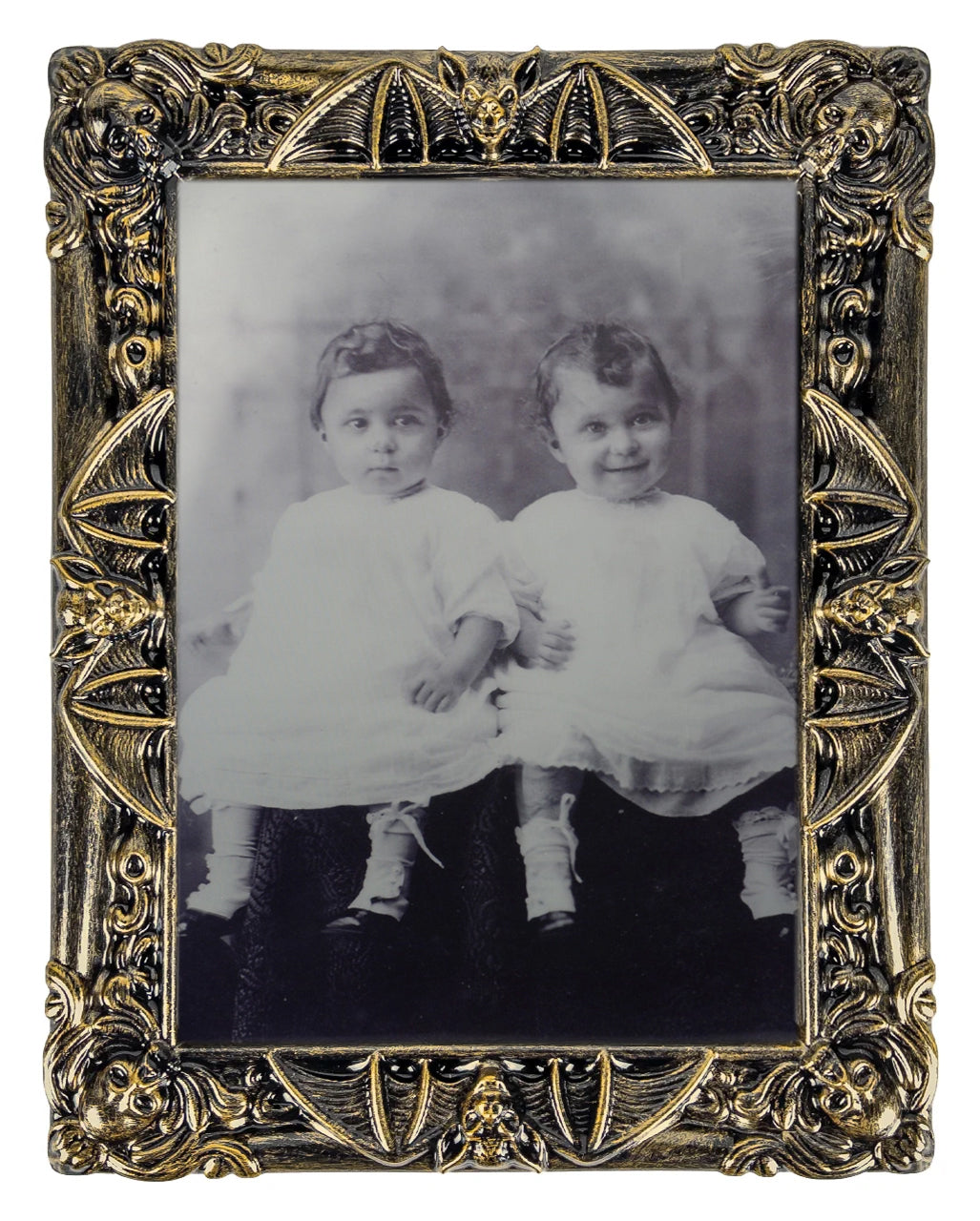 Die teuflischen Zwillinge Angel & Faith Hologram Portrait 50x39cm