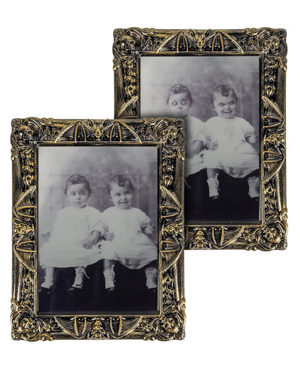 Die teuflischen Zwillinge Angel & Faith Hologram Portrait 50x39cm