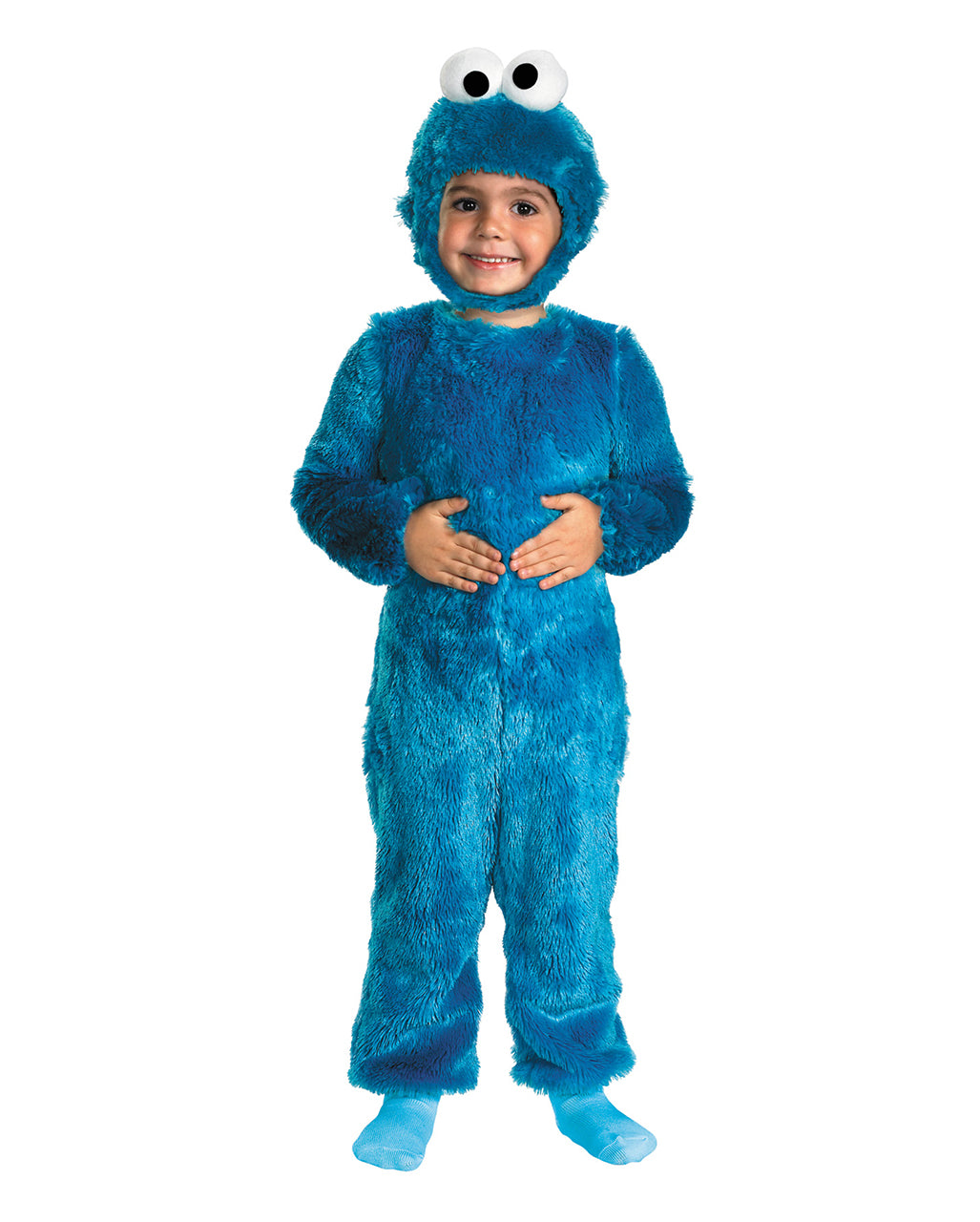 Krümelmonster Kinder Kostüm-Jumpsuit