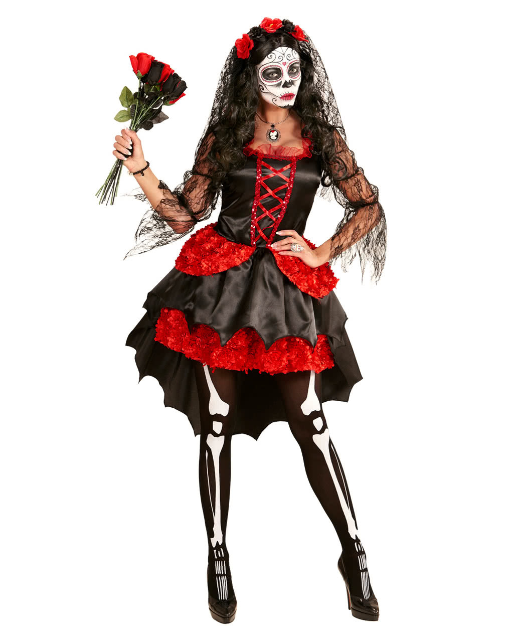 Sugar Skull Damenkostüm