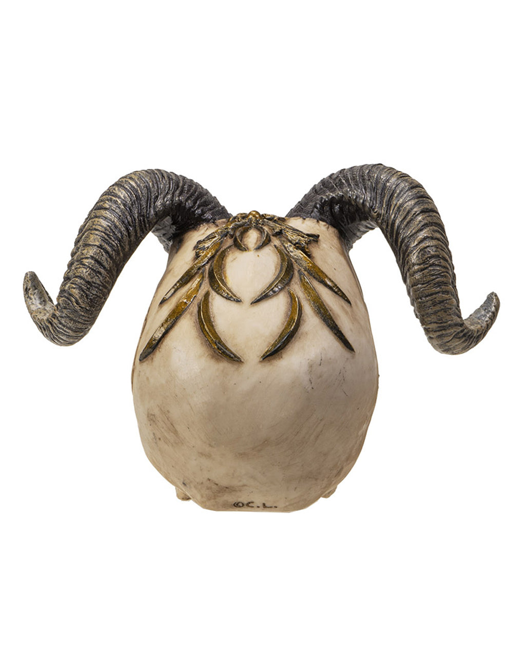 Diabolo Totenkopf mit Hörner 18cm