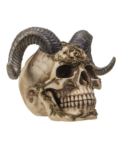 Diabolo Totenkopf mit Hörner 18cm