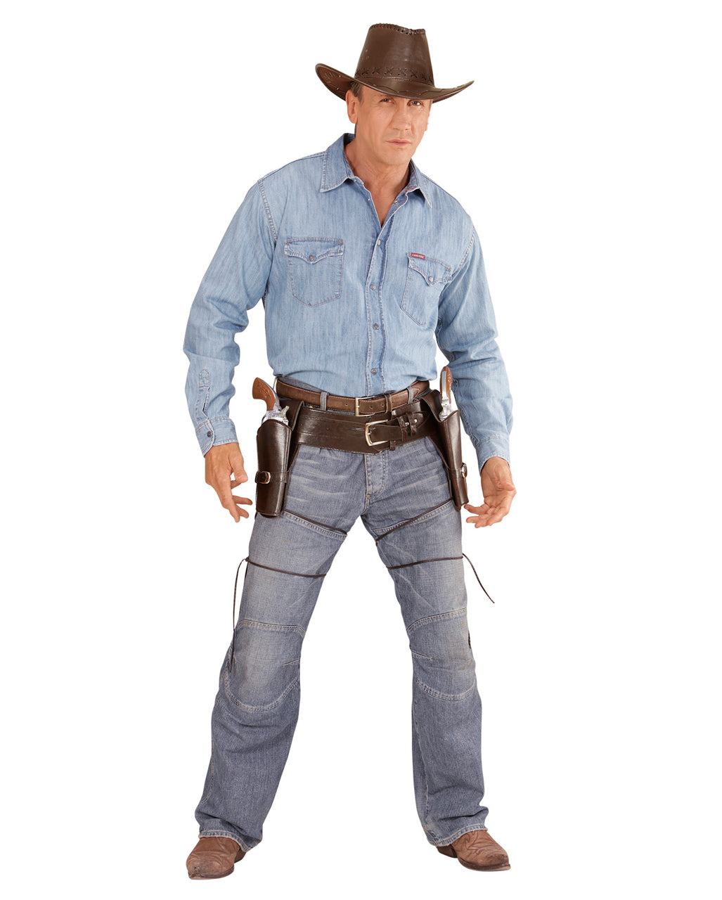 Zwei Western Holster aus Kunstleder