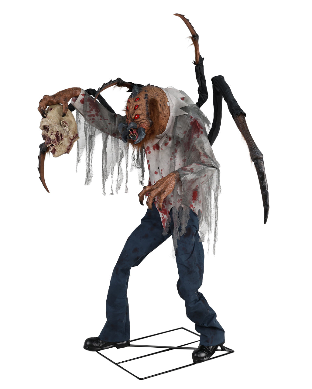 Doctor Fangor Spinnen-Mutant Halloween Animatronic 182cm