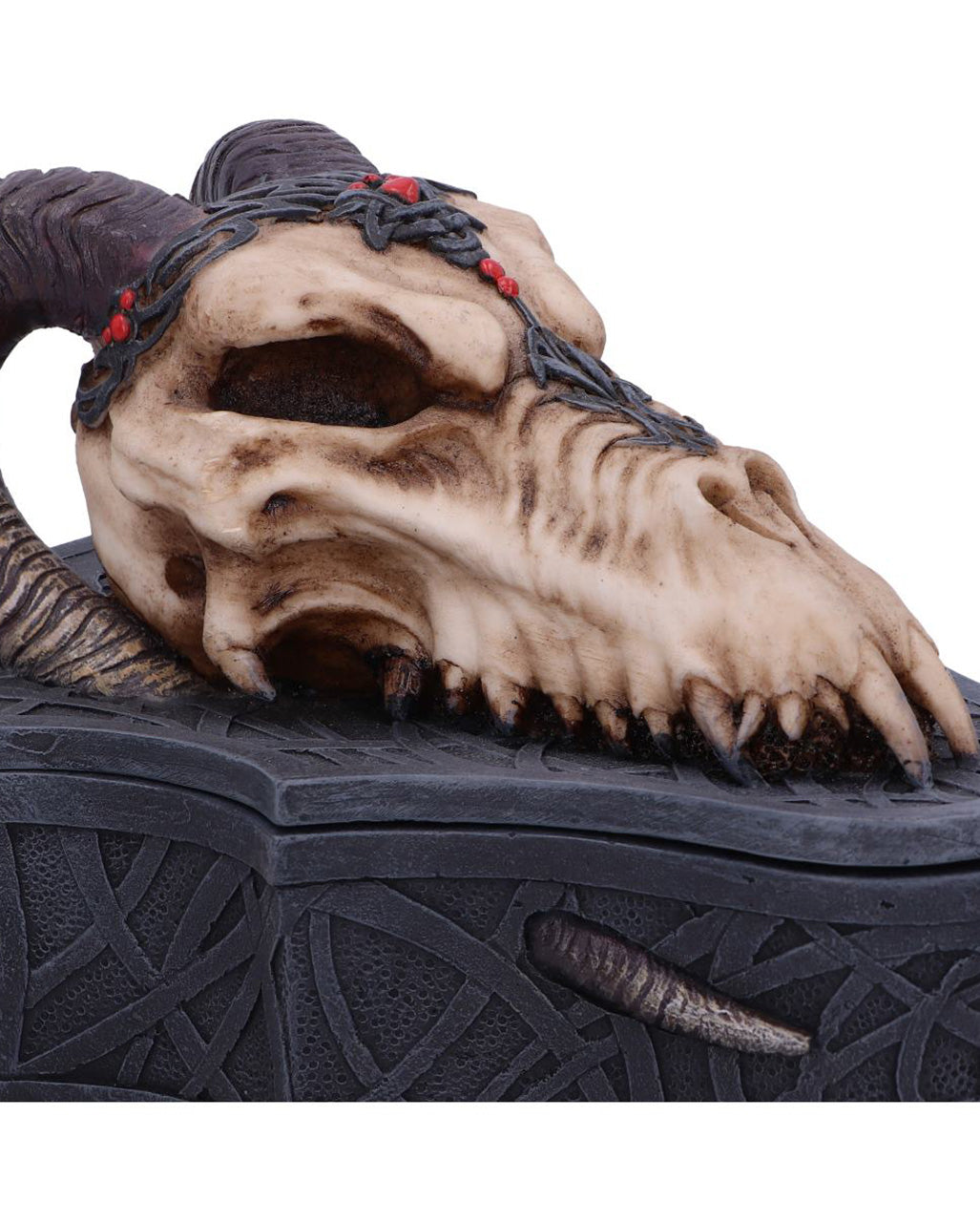 Drachenschädel Totenkopf Box 17,7cm