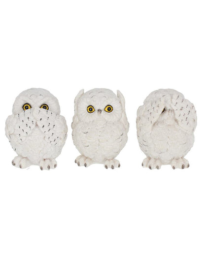 Drei weise Eulen 8cm