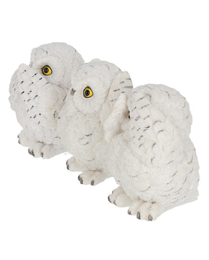 Drei weise Eulen 8cm