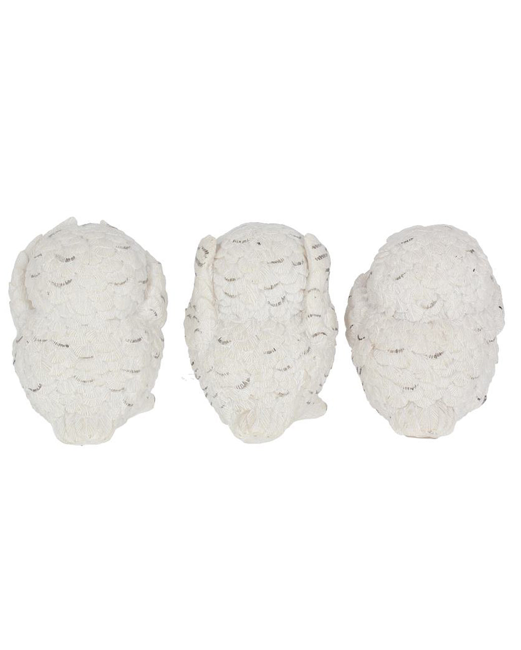 Drei weise Eulen 8cm