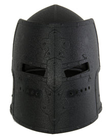 Schwarzer Ritterhelm für Kinder