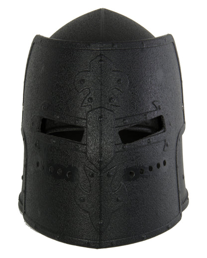 Schwarzer Ritterhelm für Kinder
