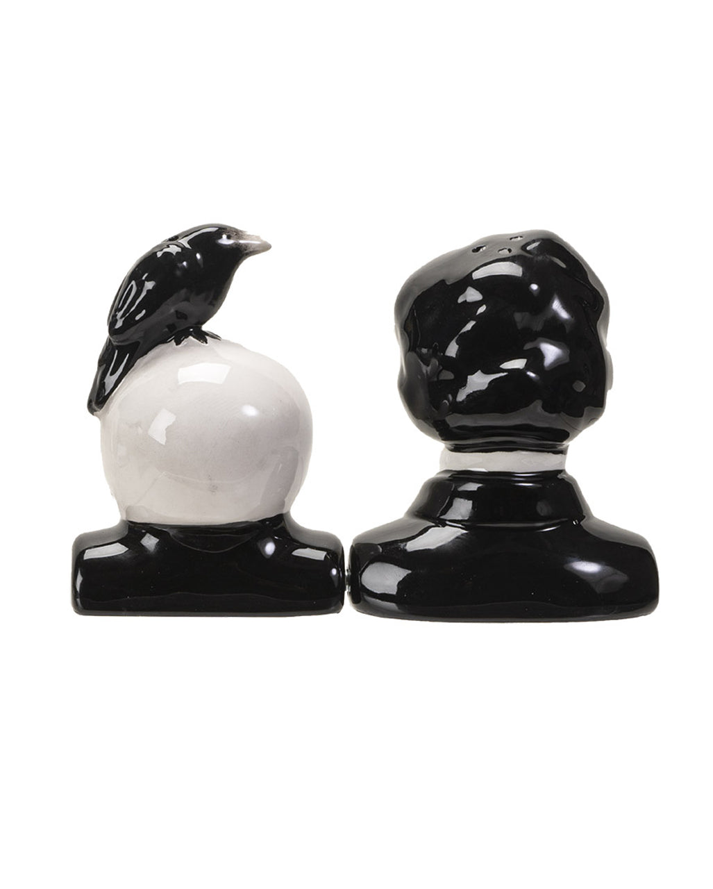 Edgar Allan Poe & Rabe Salz & Pfefferstreuer Set