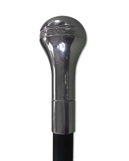 Walking Stick With Silver Pommel