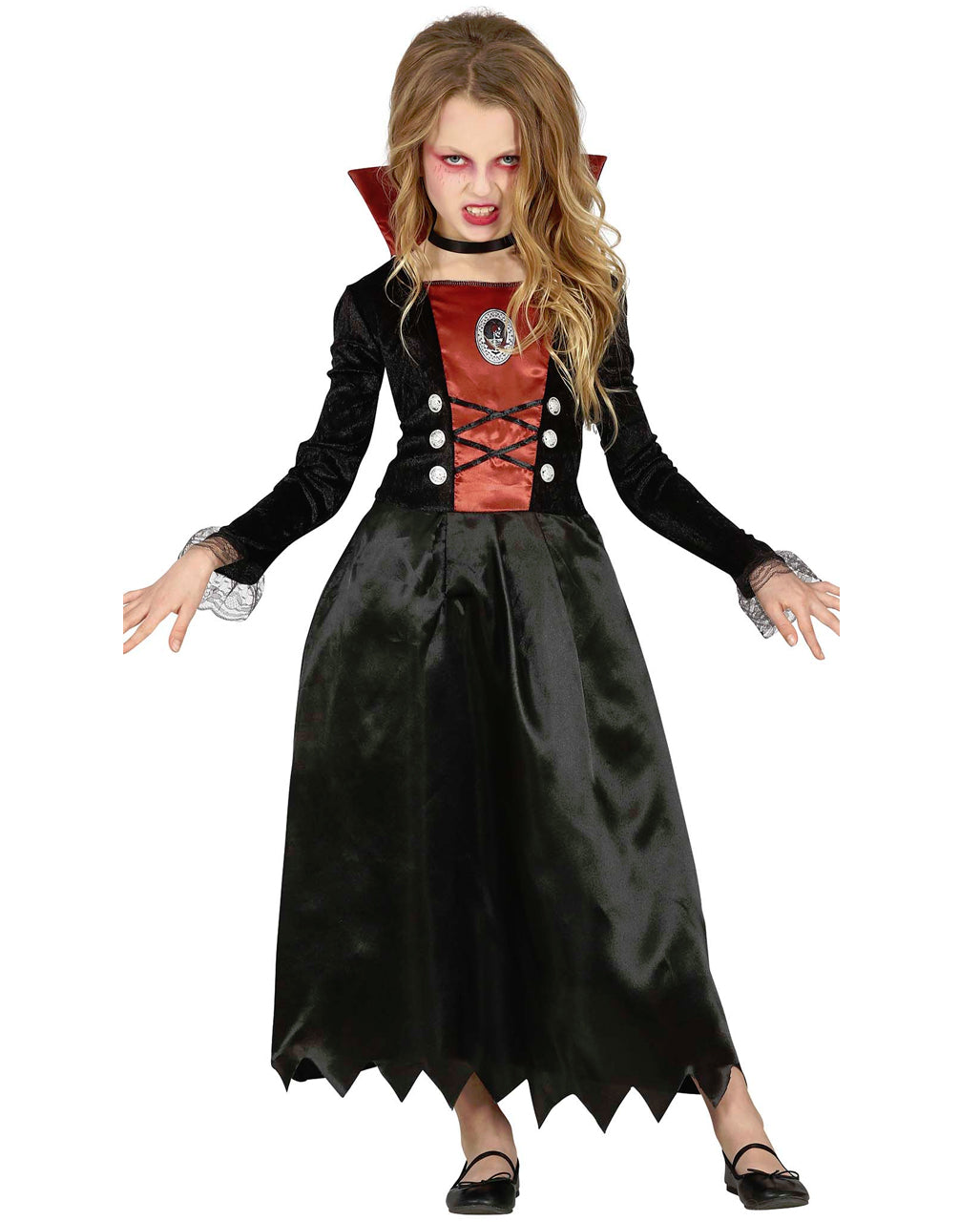 Edles Vampiress Kinderkostüm