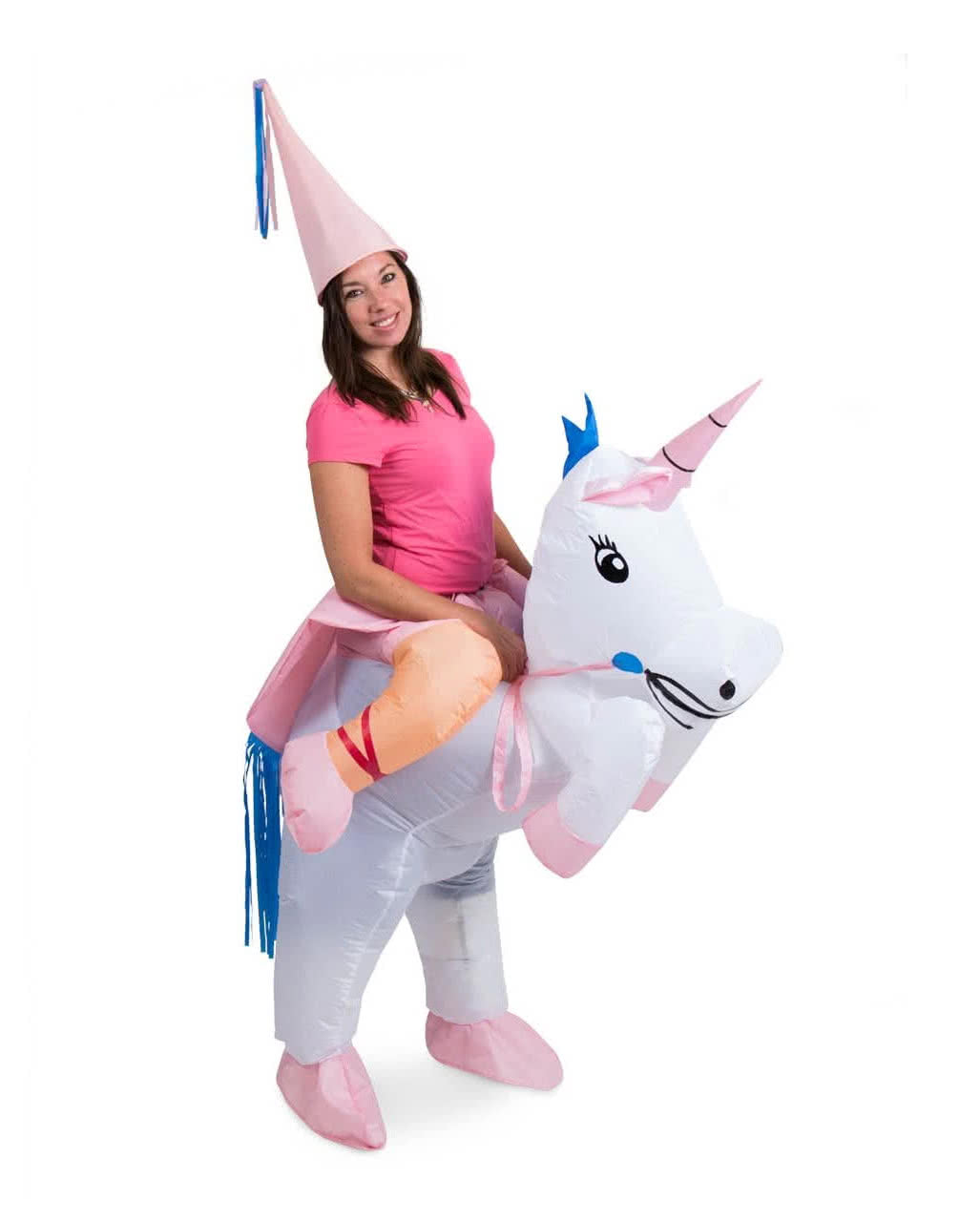 Aufblasbares Einhorn Carry Me Kostüm