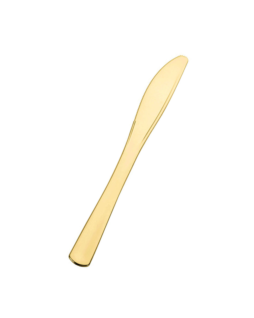 Einweg Messer Gold 12 St.