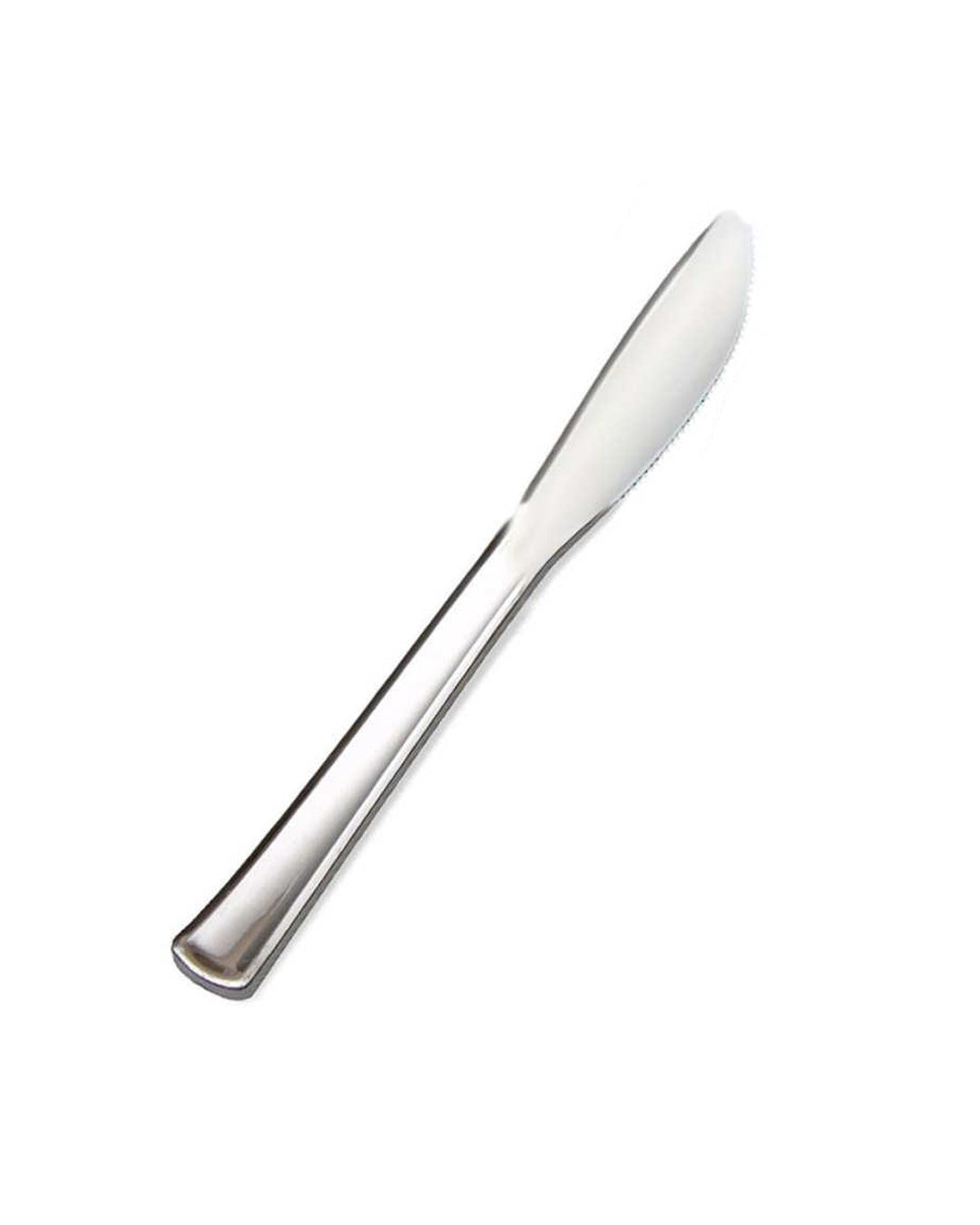 Einweg Messer Silber 12 St.