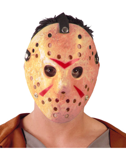 Verschmutzte Eishockey Maske