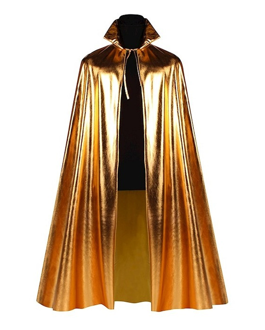 Imposanter Umhang in Metallic-Gold