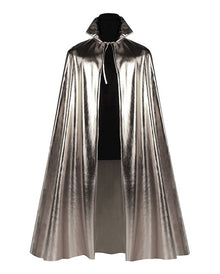 Eleganter Umhang in Metallic-Silber