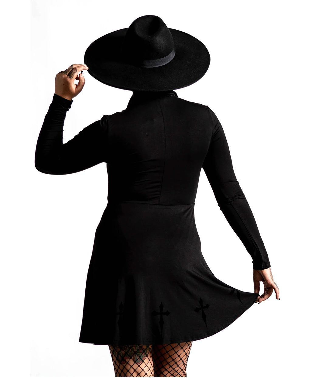 Elissabat Collar Minikleid KILLSTAR