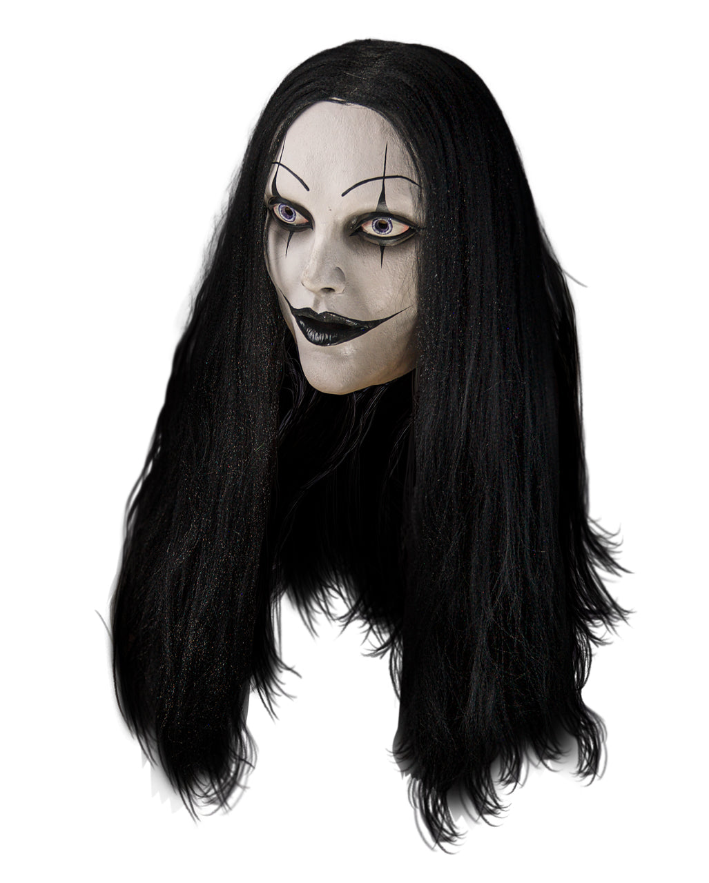 Elyssra Frost Gothic Girl Mask with Hair