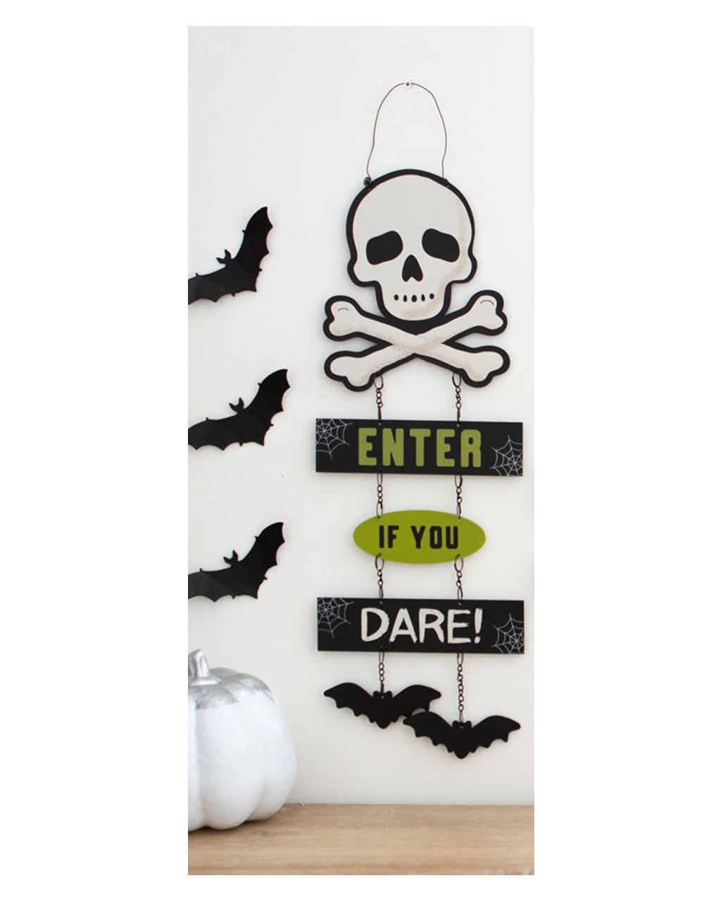 Enter if you Dare Halloween Hängeschild 30cm