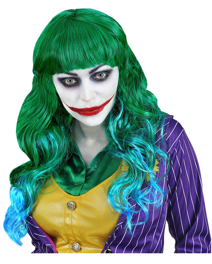 Evil Joker Langhaarperücke