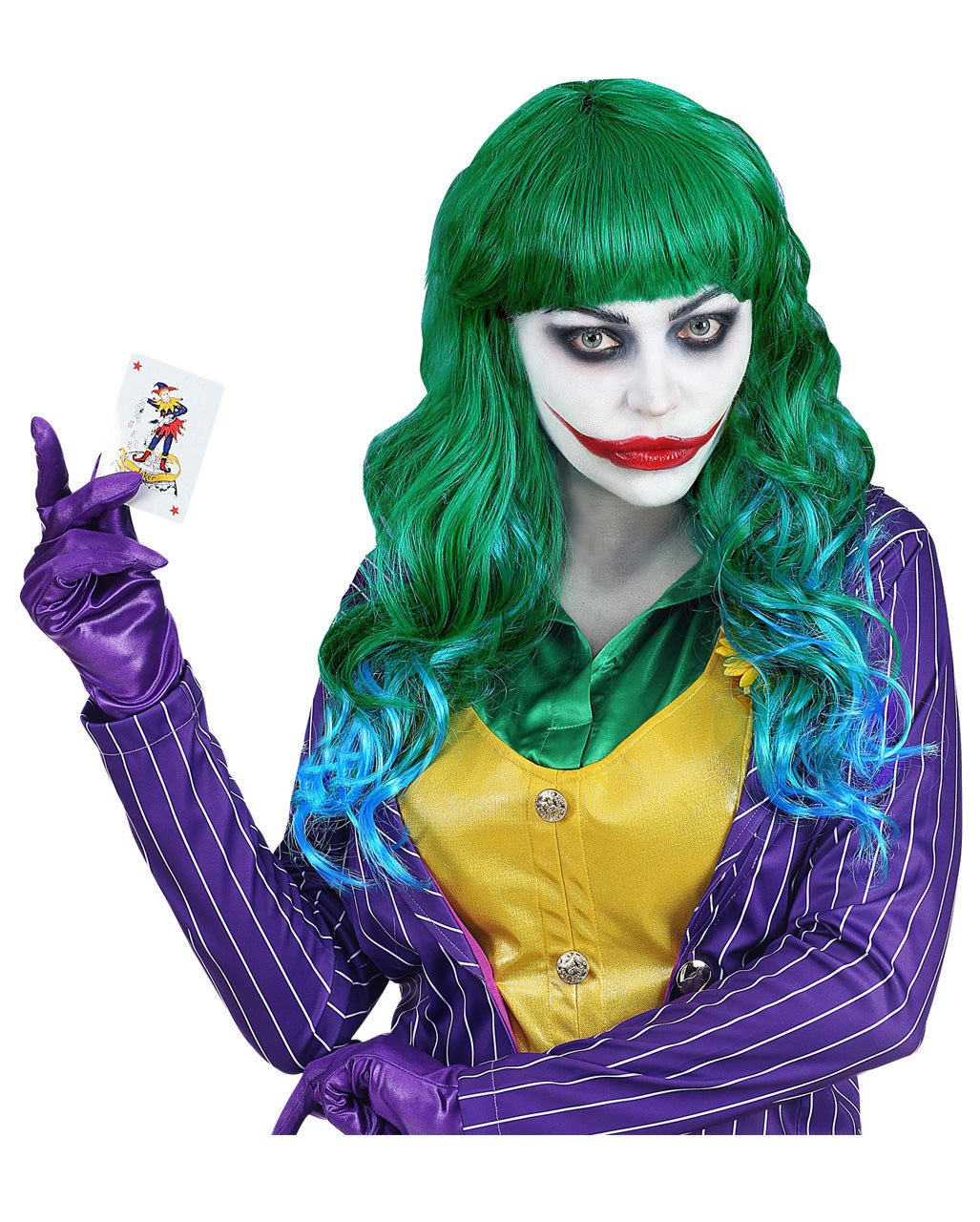 Evil Joker Langhaarperücke