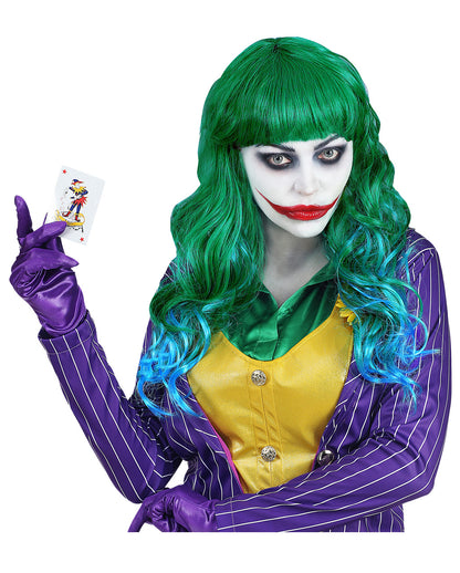Evil Joker Langhaarperücke