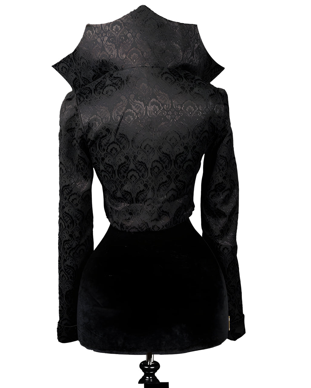 Evil Queen Brokat Jacke mit Stehkragen