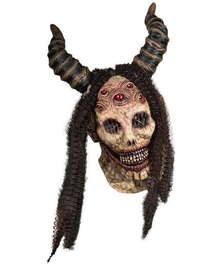 Gehörnte Voodoo Dämon Maske