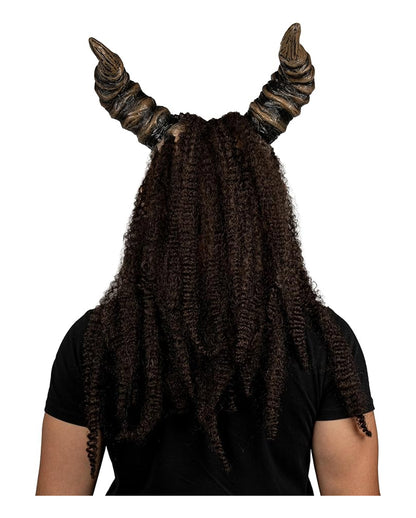 Gehörnte Voodoo Dämon Maske
