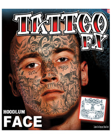 Gang Member Gesichtstattoo