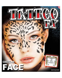 Gesichtstattoo Gepard
