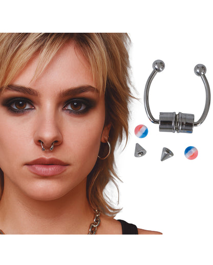 Fake Nose Piercing With Magnet