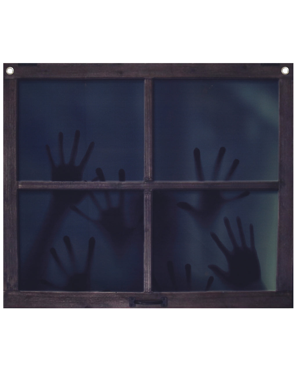Window With Eerie Shadow Hands Set Of 360x49cm