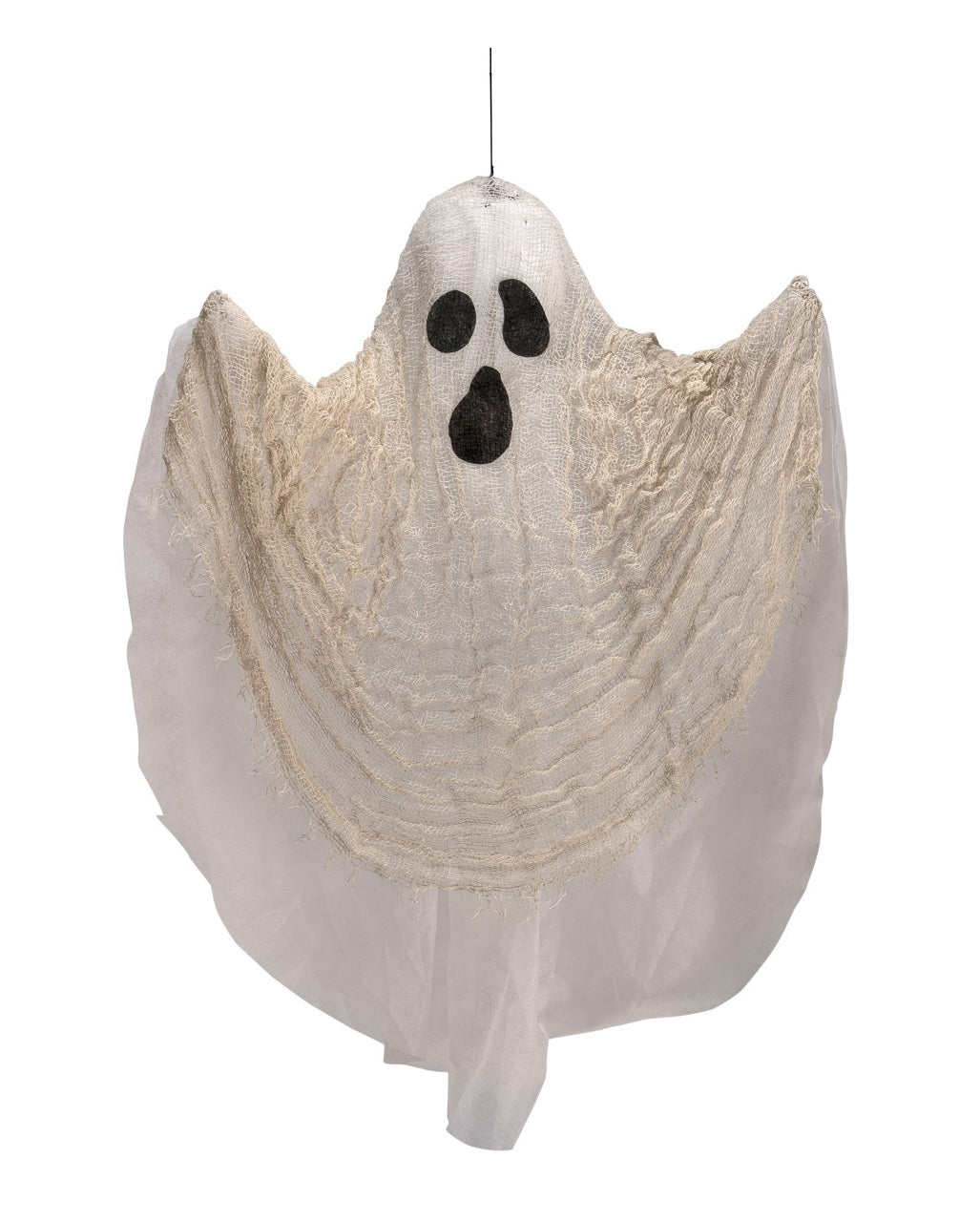 Weißer Gruselgeist Hängefigur 60cm
